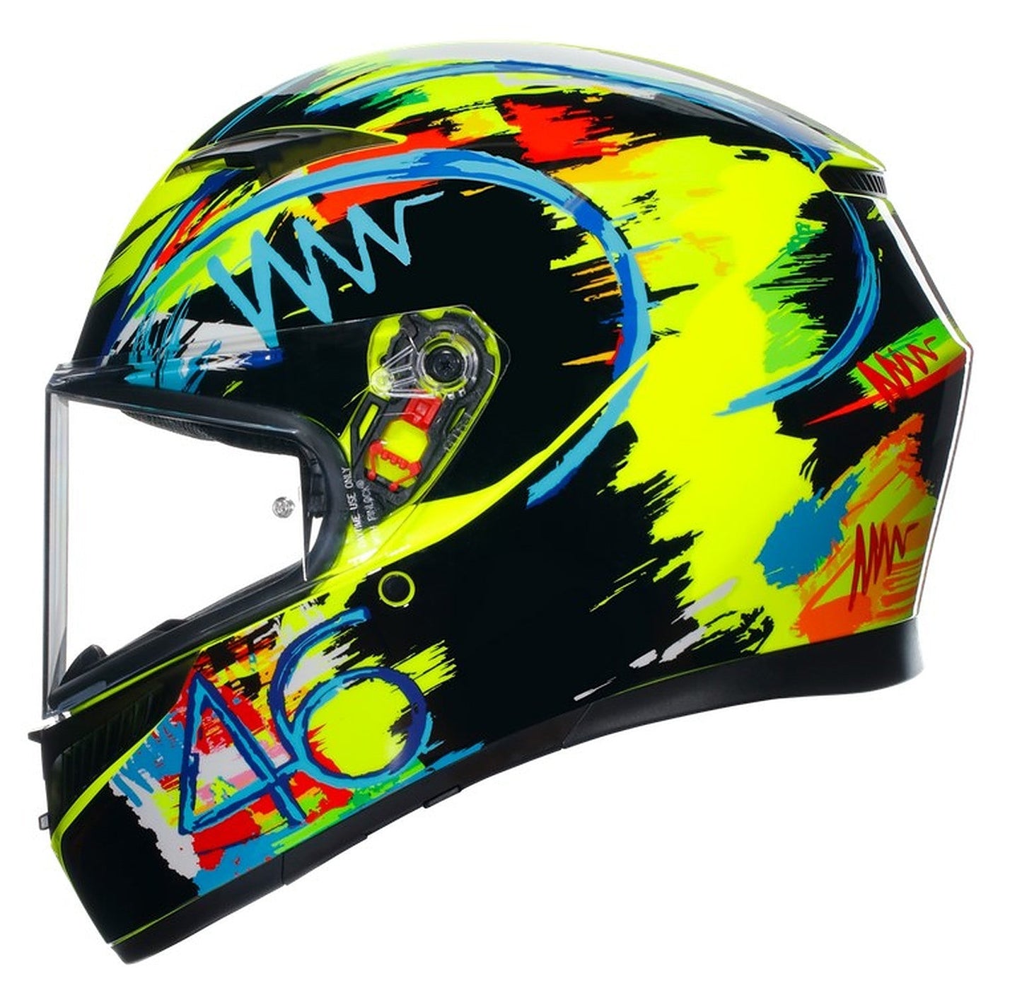 AGV K3 E2206 Full Face Motorcycle Helmet - VR46 Rossi Replicas