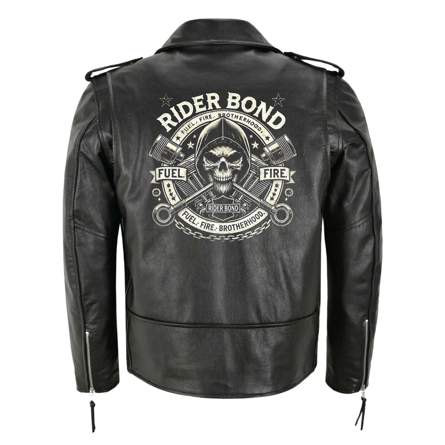 Fuel the Fire – Brotherhood Edition Leather Jacket